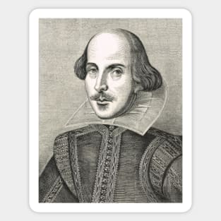 William Shakespeare The Bard of Avon Sticker